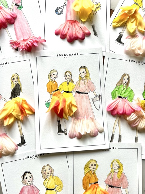 Illustration Longchamp fleur 1